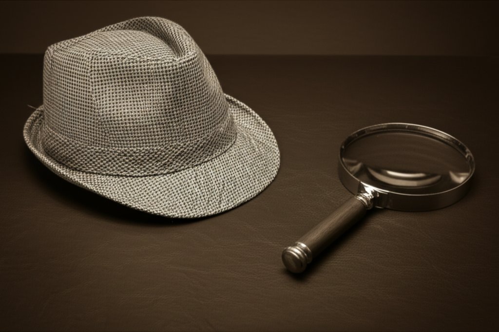 Dark alleyway with moody noir lighting